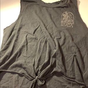 rvca tie tank top